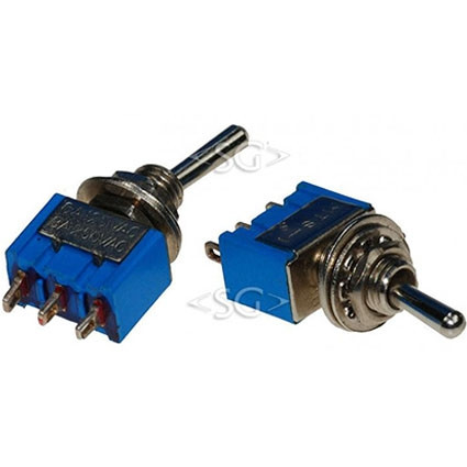 Тумблер MTS-102 2пол. 3pin Тумблер MTS-102 2пол. 3pin