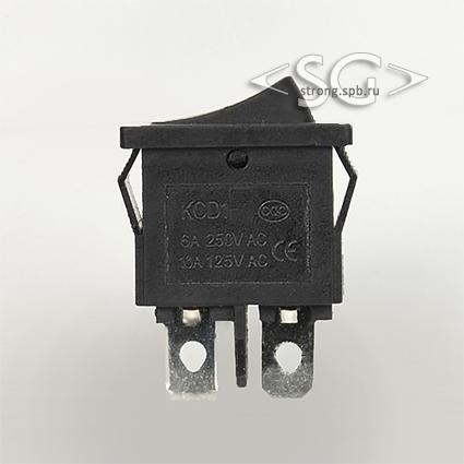 Переключатель KCD1-110 (KCD1-110O0111KKA) 6A 2pin BLACK Переключатель KCD1-110 (KCD1-110O0111KKA) 6A 2pin BLACK