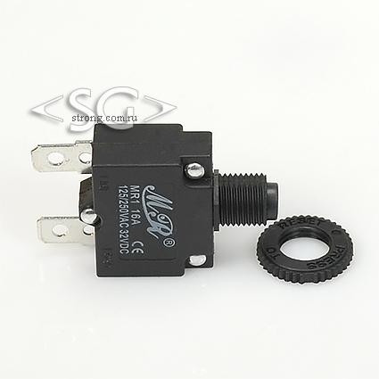 Автоматический предохранитель MR1-16A-I (KBF1-01-16A 250V, выводы прямые) Автоматический предохранитель MR1-16A-I (KBF1-01-16A 250V, выводы прямые)