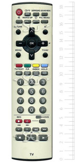 Пульт дистанционного управления для PANASONIC N2QAJB000080 Пульт дистанционного управления для PANASONIC N2QAJB000080