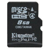Карта памяти MicroSDHC 8GB Class 4 без адаптера Kingston Карта памяти MicroSDHC 8GB Class 4 без адаптера Kingston