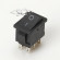 Переключатель KCD1-202 (KCD1-20211KK) (маркировка KCD2) 6A 6pin BLACK