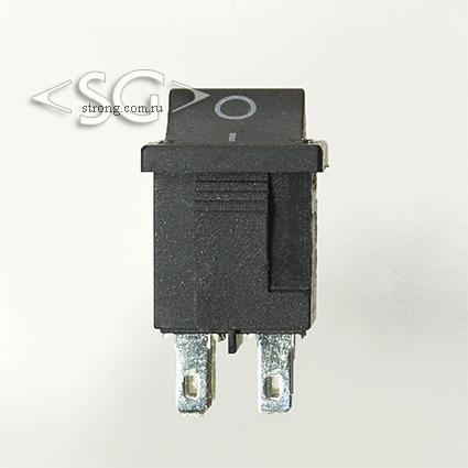 Переключатель KCD1-202 (KCD1-20211KK) (маркировка KCD2) 6A 6pin BLACK