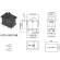 Переключатель KCD1-202 (KCD1-20211KK) (маркировка KCD2) 6A 6pin BLACK