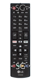 Пульт дистанционного управления для LG AKB75095308   ( AKB75375608)   Netflix, Amazon   /orig./