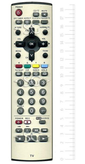 Пульт дистанционного управления для PANASONIC N2QAJB000161 Пульт дистанционного управления для PANASONIC N2QAJB000161