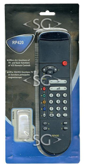 Пульт дистанционного управления для PHILIPS universal RP420 (корпус типа RC7533) блистер(без батареек) Пульт дистанционного управления для PHILIPS universal RP420 (корпус типа RC7533) блистер(без батареек)
