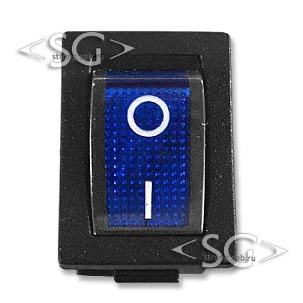 Переключатель KCD1-B2 (KCD1-B2101N11BK) 6A 3pin BLUE light Переключатель KCD1-B2 (KCD1-B2101N11BK) 6A 3pin BLUE light