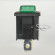 Переключатель KCD1-B2 (KCD1-B2101N11GK) (маркировка KCD7) 6A 3pin GREEN  light