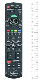 Пульт дистанционного управления для PANASONIC N2QAYB000752, N2QAYB000785 VIERA, 3D Пульт дистанционного управления для PANASONIC N2QAYB000752, N2QAYB000785 VIERA, 3D