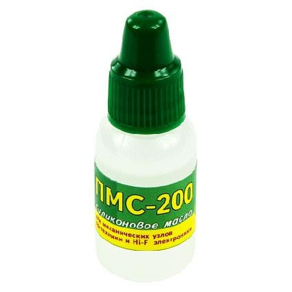 Масло силиконовое ПМС-200  пластик 10гр. с дозатором