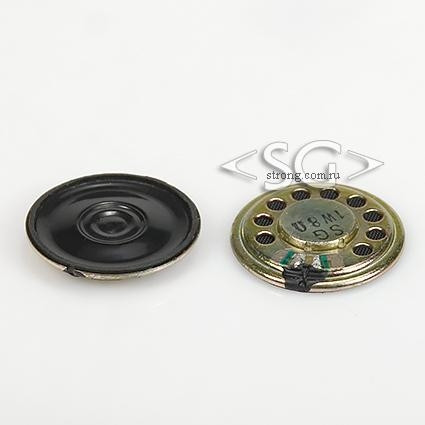 Громкоговоритель ( динамик) YD30-03M (30*h5*магн.N35)   8 Om 0.5W, металл
