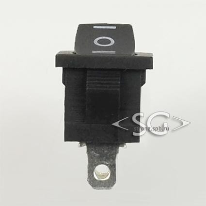 Переключатель KCD1-B2 (KCD1-B2103O41KK) (маркировка KCD1-103) 6A 3pin BLACK