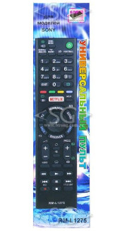 Пульт дистанционного управления для SONY universal RM-L1275 (корпус типа RMT-TX101D 3D, NETFLIX) в коробке Пульт дистанционного управления для SONY universal RM-L1275 (корпус типа RMT-TX101D 3D, NETFLIX) в коробке