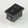 Переключатель KCD1-FP (KCD1-FP10111KKA) 6A 2pin BLACK