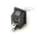 Переключатель KCD1-FP (KCD1-FP10211KKA) 6A 2pin BLACK