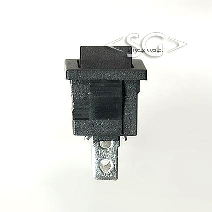 Переключатель KCD1-FP (KCD1-FP10211KKA) 6A 2pin BLACK