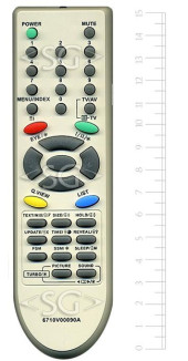 Пульт дистанционного управления для LG 6710V00090A (90B,90F,98A) Пульт дистанционного управления для LG 6710V00090A (90B,90F,98A)