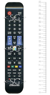 Пульт дистанционного управления для SAMSUNG AA59-00581A smart, 3D  чёрный (=AA59-00560A белый)    /orig./