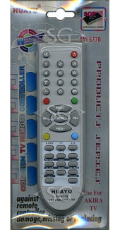 Пульт дистанционного управления для ERISSON/HYUNDAI/AKIRA/ROLSEN universal RM-577B (корпус типа BC-1202) блистер