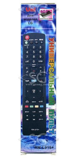 Пульт дистанционного управления для LG universal RM-L915+ (корпус типа AKB72915207 +3D) в коробке Пульт дистанционного управления для LG universal RM-L915+ (корпус типа AKB72915207 +3D) в коробке
