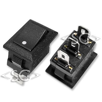 Переключатель KCD11-A (KCD11A10211KK) 3A 3pin BLACK Переключатель KCD11-A (KCD11A10211KK) 3A 3pin BLACK