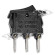 Переключатель KCD11-A (KCD11A10211KK) 3A 3pin BLACK Переключатель KCD11-A (KCD11A10211KK) 3A 3pin BLACK
