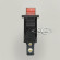 Переключатель KCD3-1 (KCD3-101C11CRK) 12V  (маркировка KCD2) 16A 3pin RED light
