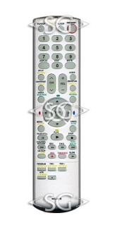 Пульт дистанционного управления для TOSHIBA WC-G1R (WC-G2R) видеотройка TV+VCR+DVD Пульт дистанционного управления для TOSHIBA WC-G1R (WC-G2R) видеотройка TV+VCR+DVD