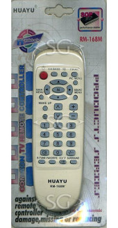 Пульт дистанционного управления для PANASONIC universal RM-168M (корпус типа EUR648080) блистер Пульт дистанционного управления для PANASONIC universal RM-168M (корпус типа EUR648080) блистер