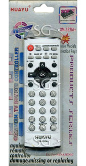 Пульт дистанционного управления для PANASONIC universal RM-532M+(532M3) (корпус типа EUR7717010+pip) в коробке Пульт дистанционного управления для PANASONIC universal RM-532M+(532M3) (корпус типа EUR7717010+pip) в коробке