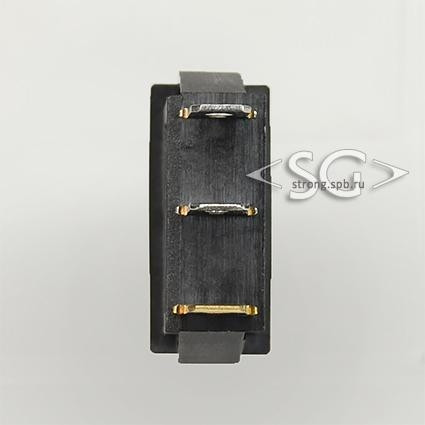 Переключатель KCD3-1 (KCD3-101N11CRK) 16A 3pin RED light