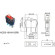 Переключатель KCD3-1 (KCD3-101N11CRK) 16A 3pin RED light