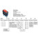 Переключатель KCD3-1 (KCD3-101N11CRK) 16A 3pin RED light