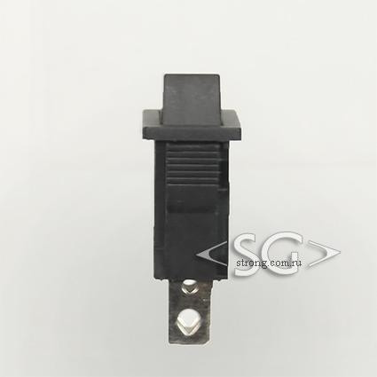 Переключатель KCD3-1 (KCD3-101O11CKK) (маркировка KCD2) 16A 2pin BLACK