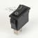 Переключатель KCD3-1 (KCD3-101O11CKK) (маркировка KCD2) 16A 2pin BLACK