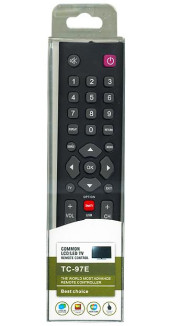 Пульт дистанционного управления для THOMSON/HYUNDAI/ERIS./TCLи др. universal TC-97E+(корпус типа RC2000E02(пер. 9 кодов))блистер Пульт дистанционного управления для THOMSON/HYUNDAI/ERIS./TCLи др. universal TC-97E+(корпус типа RC2000E02(пер. 9 кодов))блистер