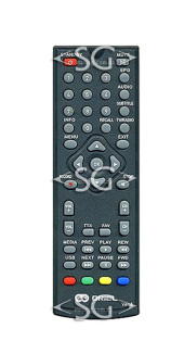 Пульт дистанционного управления для ORIEL ПДУ- 5 для DVB-T2-ресивера 301                   /orig./
