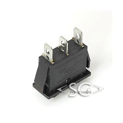 Переключатель KCD3-1 (KCD3-103O71CKK) 16A 3pin BLACK