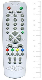 Пульт дистанционного управления для VESTEL RC-2000 (RC-3040) /AKIRA/BEKO/SANYO 11UV19-2 (11UV30-1) белый, уменьшенный корпус Пульт дистанционного управления для VESTEL RC-2000 (RC-3040) /AKIRA/BEKO/SANYO 11UV19-2 (11UV30-1) белый, уменьшенный корпус