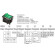 Переключатель KCD11-A (KCD11A10111GK) 3A 2pin GREEN Переключатель KCD11-A (KCD11A10111GK) 3A 2pin GREEN