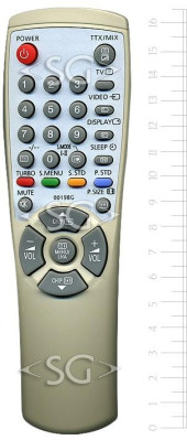 Пульт дистанционного управления для SAMSUNG 00198G белый (-104A,К,00198A,H) Пульт дистанционного управления для SAMSUNG 00198G белый (-104A,К,00198A,H)