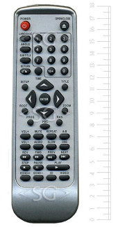Пульт дистанционного управления для BIMATEK D-1152VKP / ERISSON DVD-1000 3D Пульт дистанционного управления для BIMATEK D-1152VKP / ERISSON DVD-1000 3D