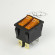 Переключатель KCD3-2 (KCD3-201N11CYK) (маркировка KCD6) 16A 6pin YELLOW light