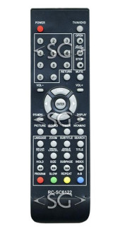 Пульт дистанционного управления для HYUNDAI H-LCDVD2001 tv+dvd   / ERISSON  RC-SC6122  tv 22LD030 (22LDO30)  / BRAND 16220