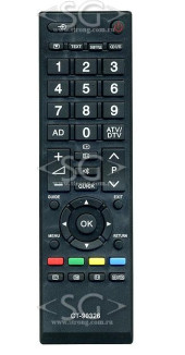 Пульт дистанционного управления для TOSHIBA CT-90326 (=CT-90329) Пульт дистанционного управления для TOSHIBA CT-90326 (=CT-90329)