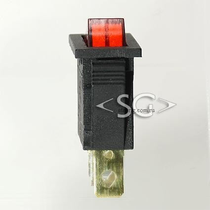 Переключатель KCD3-A1 (KCD3-A1101N11CRK) (маркировка KCD2) 16A 3pin RED light