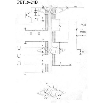 Трансформатор PET19-24B