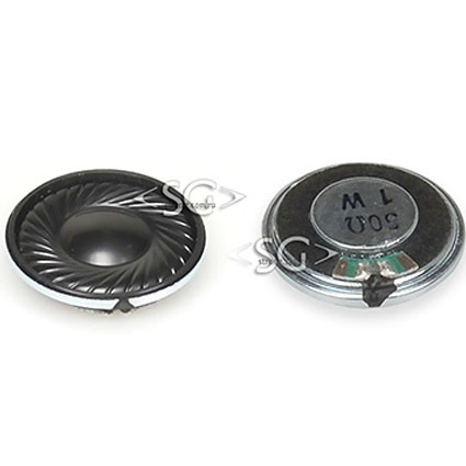Громкоговоритель ( динамик) YD30-02M (30*h5*магн.N35)  50 Om 1W, металл