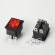Переключатель KCD4-201 (KCD4-201N11CRKA) (6pin) 16A 6pin RED light